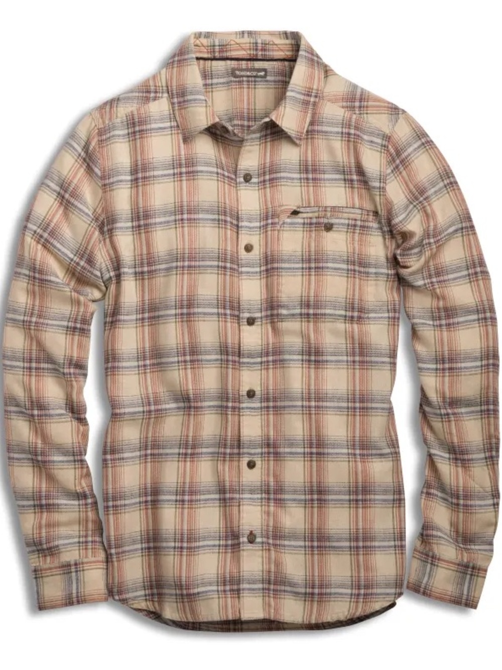 Toad & Co. Singlejack Long Sleeve Buttondown Shirt Plaid Salt Colorway Men’s XL